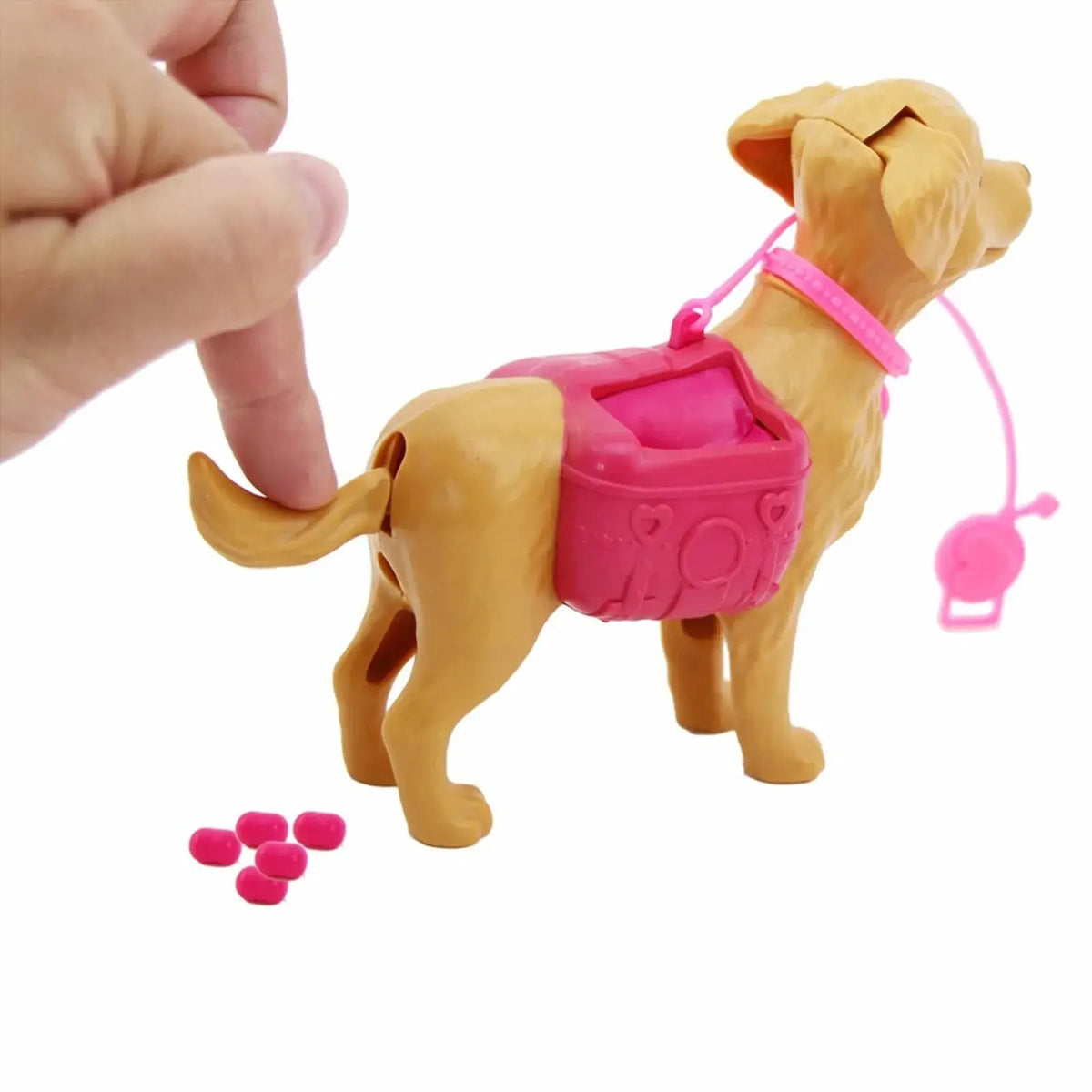 1 Set 1:6 Doll House Accessories Mini Plastic Dog + Pet Equipment Outdoor Combination for Doll Set - HONORABLE VETERANS SOLUTIONS