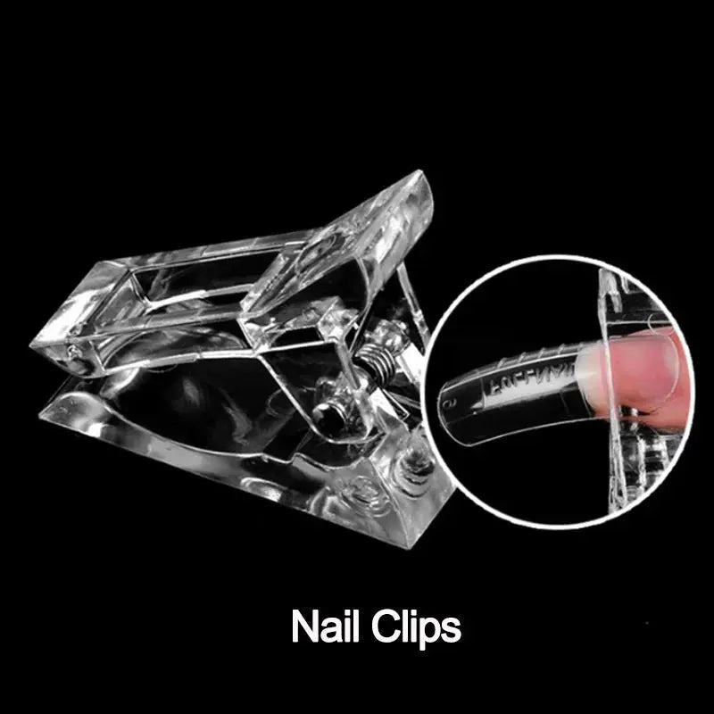 100Pcs/Box Nail Tips Full Set Acrylic Fake Finger UV Gel Polish Quick False Nails Tip Manicure Tools Nail Art DIY Tools Kit - HONORABLE VETERANS SOLUTIONS