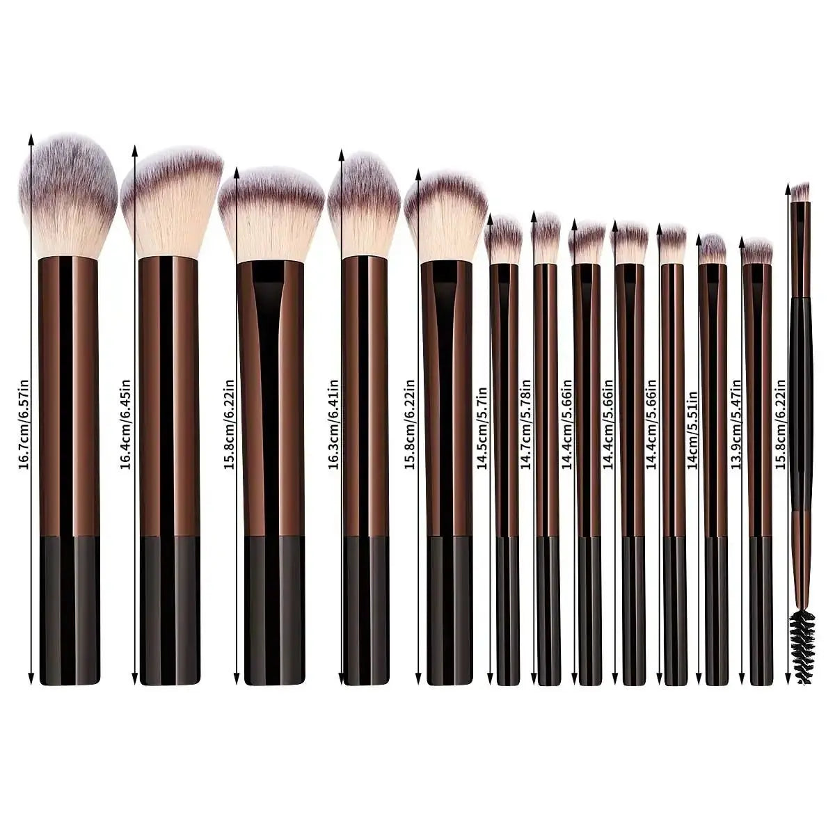 13PCS Makeup Brush Set Foundation Concealer Powder Eyeshadow Blush Brush Kabuki Blending Cosmetic Beauty Tool for Face - HONORABLE VETERANS SOLUTIONS