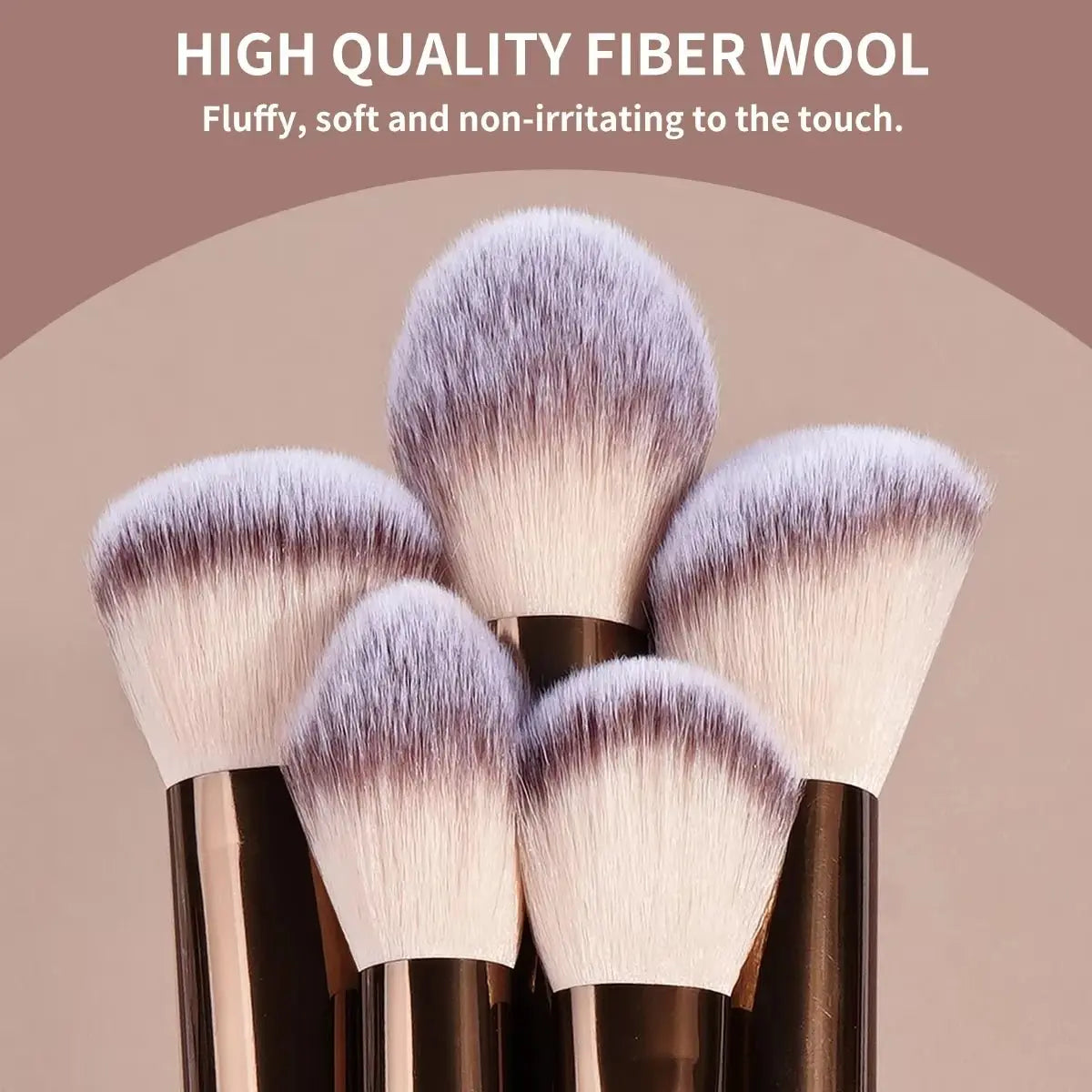 13PCS Makeup Brush Set Foundation Concealer Powder Eyeshadow Blush Brush Kabuki Blending Cosmetic Beauty Tool for Face - HONORABLE VETERANS SOLUTIONS