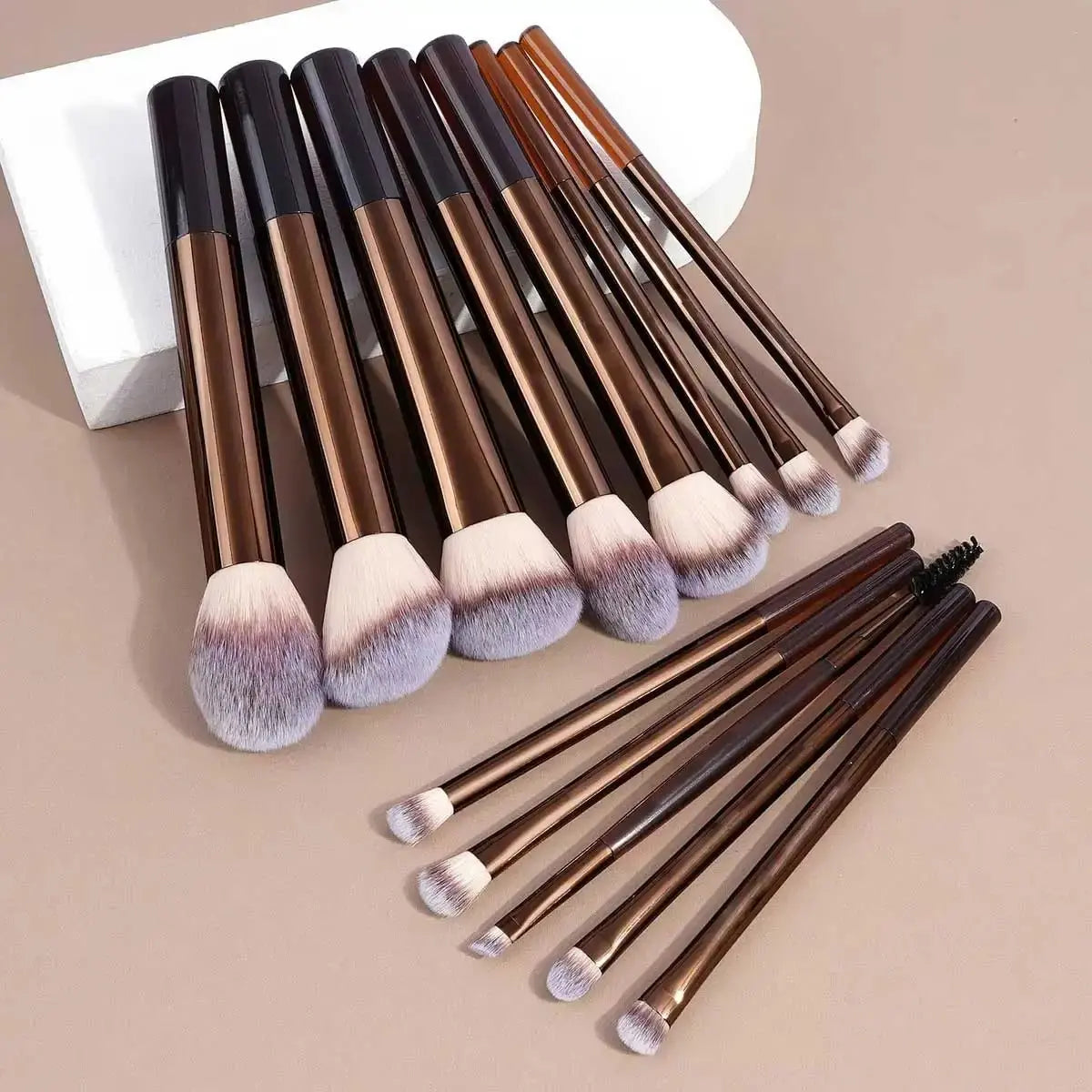 13PCS Makeup Brush Set Foundation Concealer Powder Eyeshadow Blush Brush Kabuki Blending Cosmetic Beauty Tool for Face - HONORABLE VETERANS SOLUTIONS
