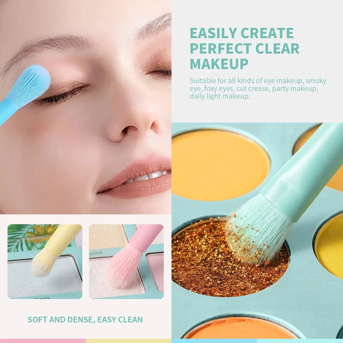 17 Color Multi-Color Makeup Brushes Macaron Color Brushes Eyeshadow Foundation Makeup Brush Set Colorful Makeup Tools Full Set - HONORABLE VETERANS SOLUTIONS