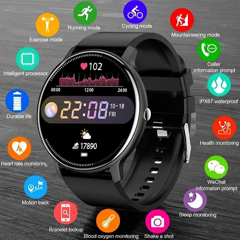 2025 New Bluetooth Call Smart Watch Ultra Light Men's Sports Fitness Waterproof Watch Heart Rate Monitor Full Touch Screen Watch - HONORABLE VETERANS SOLUTIONS
