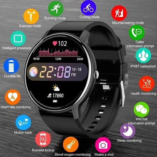 2025 New Bluetooth Call Smart Watch Ultra Light Men's Sports Fitness Waterproof Watch Heart Rate Monitor Full Touch Screen Watch - HONORABLE VETERANS SOLUTIONS