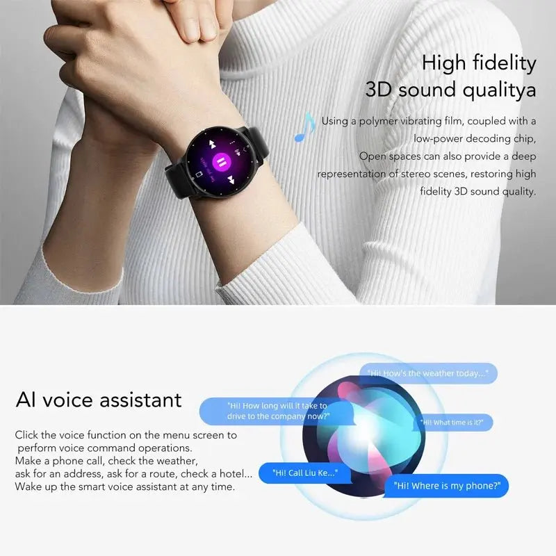 2025 New Bluetooth Call Smart Watch Ultra Light Men's Sports Fitness Waterproof Watch Heart Rate Monitor Full Touch Screen Watch - HONORABLE VETERANS SOLUTIONS
