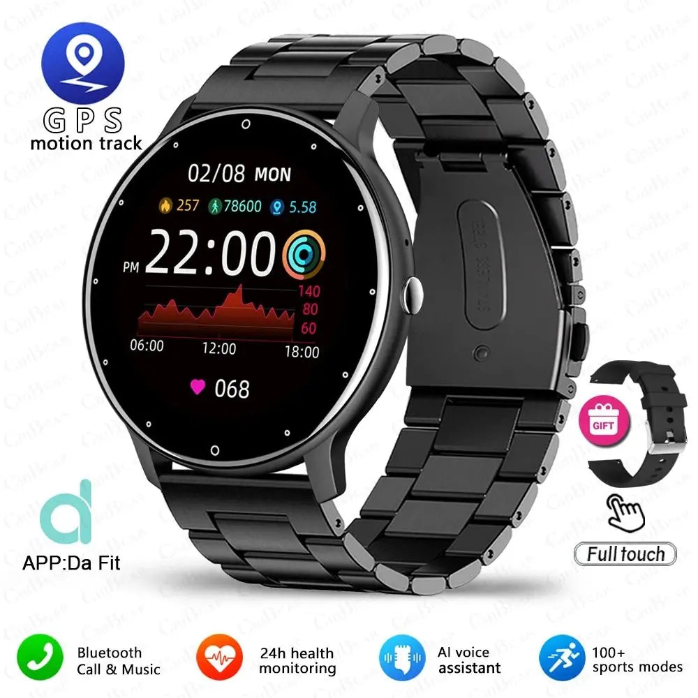 2025 New Bluetooth Call Smart Watch Ultra Light Men's Sports Fitness Waterproof Watch Heart Rate Monitor Full Touch Screen Watch - HONORABLE VETERANS SOLUTIONS