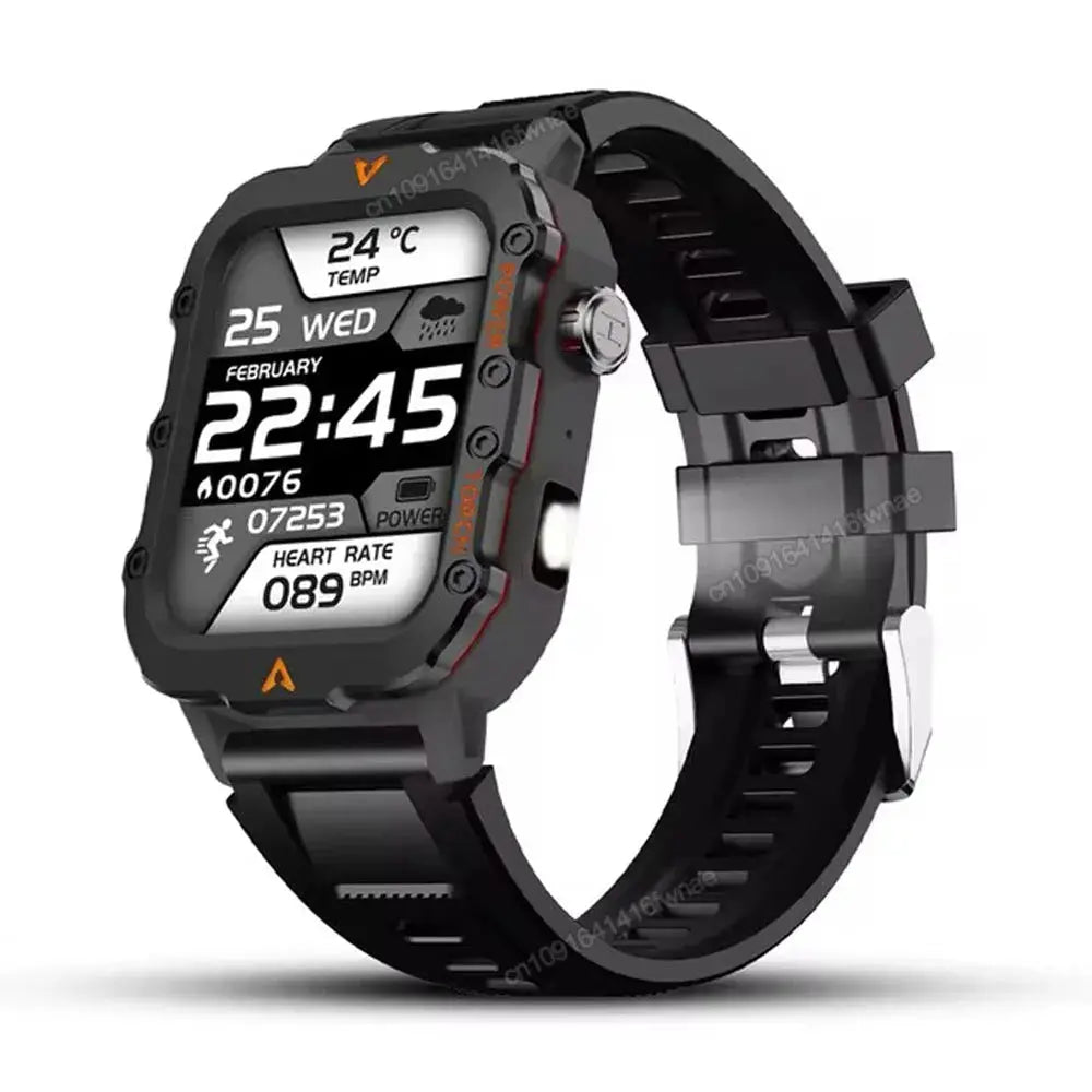 2025 New Rugged Military GPS Smart Watch Men Bluetooth Call Health Monitoring AI Voice Sport Waterproof Smartwatches For Android - HONORABLE VETERANS SOLUTIONS