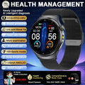 2026 Fashion New Expert level Health Smart Watch Men ECG+PPG Laser Monitor Uric Acid Blood Fat Blood Pressure HD Call Smartwatch - HONORABLE VETERANS SOLUTIONS