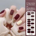 22finger Flash Sequin Nail Polish Gel Film ins Wind Waterproof Lasting Nail Sticker - HONORABLE VETERANS SOLUTIONS