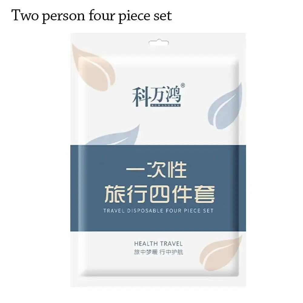 3 / 4-Piece Disposable Bed Sheet Dirty Proof Bedding Set Duvet Cover Pillowcase Thickened Non-Woven Isolation Sheets Travel - HONORABLE VETERANS SOLUTIONS