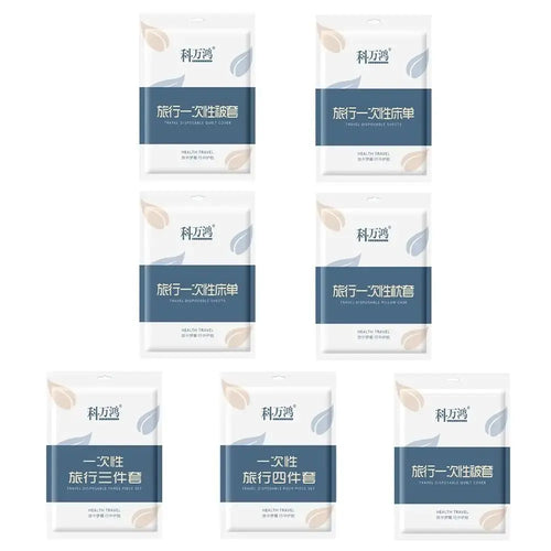 3 / 4-Piece Disposable Bed Sheet Non-Woven Bedding Set Sleeping Bag Quilt Cover Thickened Dirty Proof Duvet Cover Pillowcase - HONORABLE VETERANS SOLUTIONS