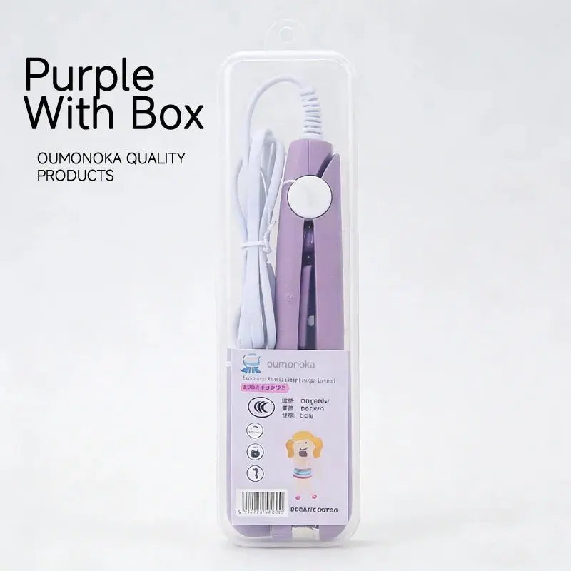 3-in-1 Hair Straightener for Hair Mini Flat Iron Styling Tools & Appliances Brush Beard Salon Hair Curler Professional Hot Comb - HONORABLE VETERANS SOLUTIONS