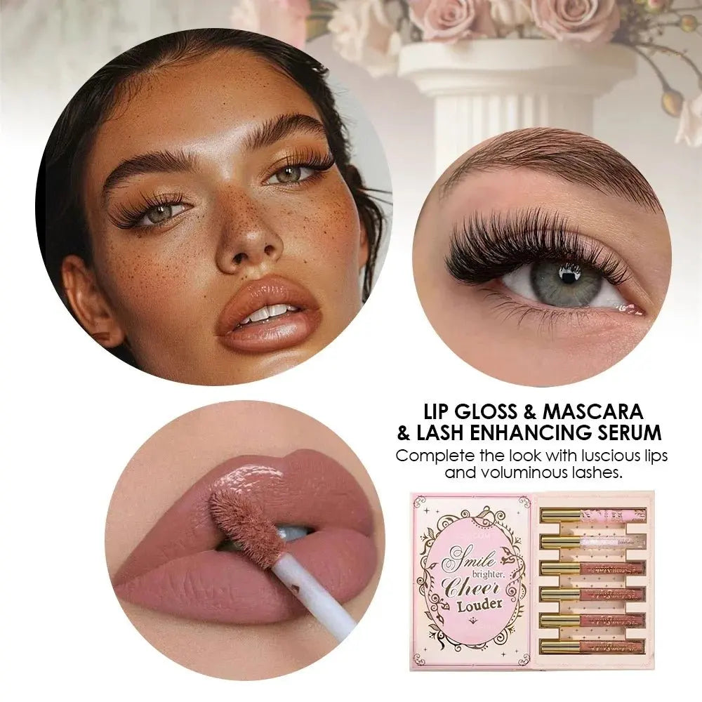 5‑Page Full Face Makeup Kit, Matte & Shimmer Eyeshadow, Blush, Contour, Lip Gloss Mascara for Versatile Makeup Looks - HONORABLE VETERANS SOLUTIONS