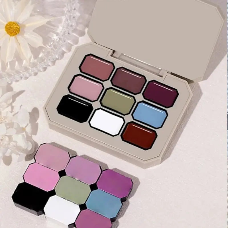 9-Color Solid Gradient High-Saturation Blush Nail Polish, French Manicure Gel, Suitable for Nail Technicians and Beginners. - HONORABLE VETERANS SOLUTIONS