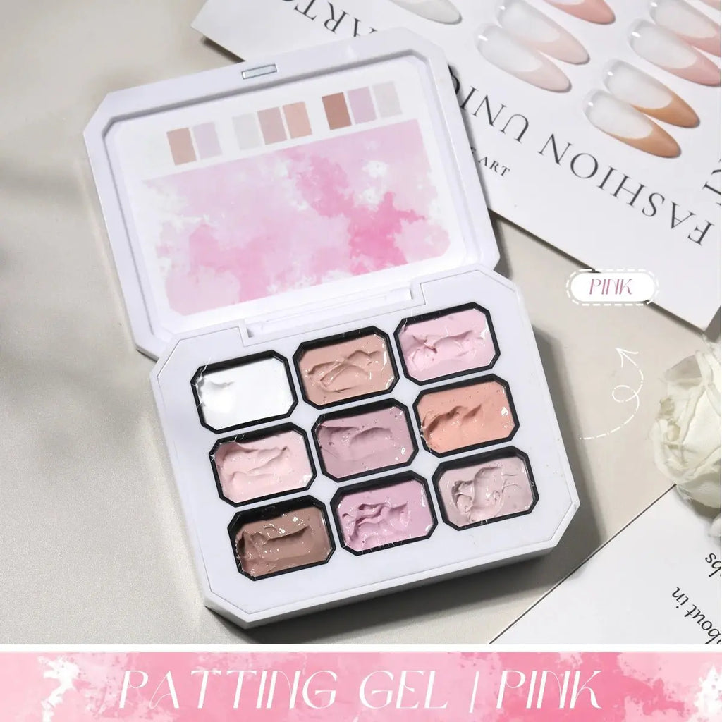 9-Color Solid Nail Polish, Pink, Macaron Painting Gel, High Saturation Popular Solid Nail Polish, Used for Nail Art - HONORABLE VETERANS SOLUTIONS