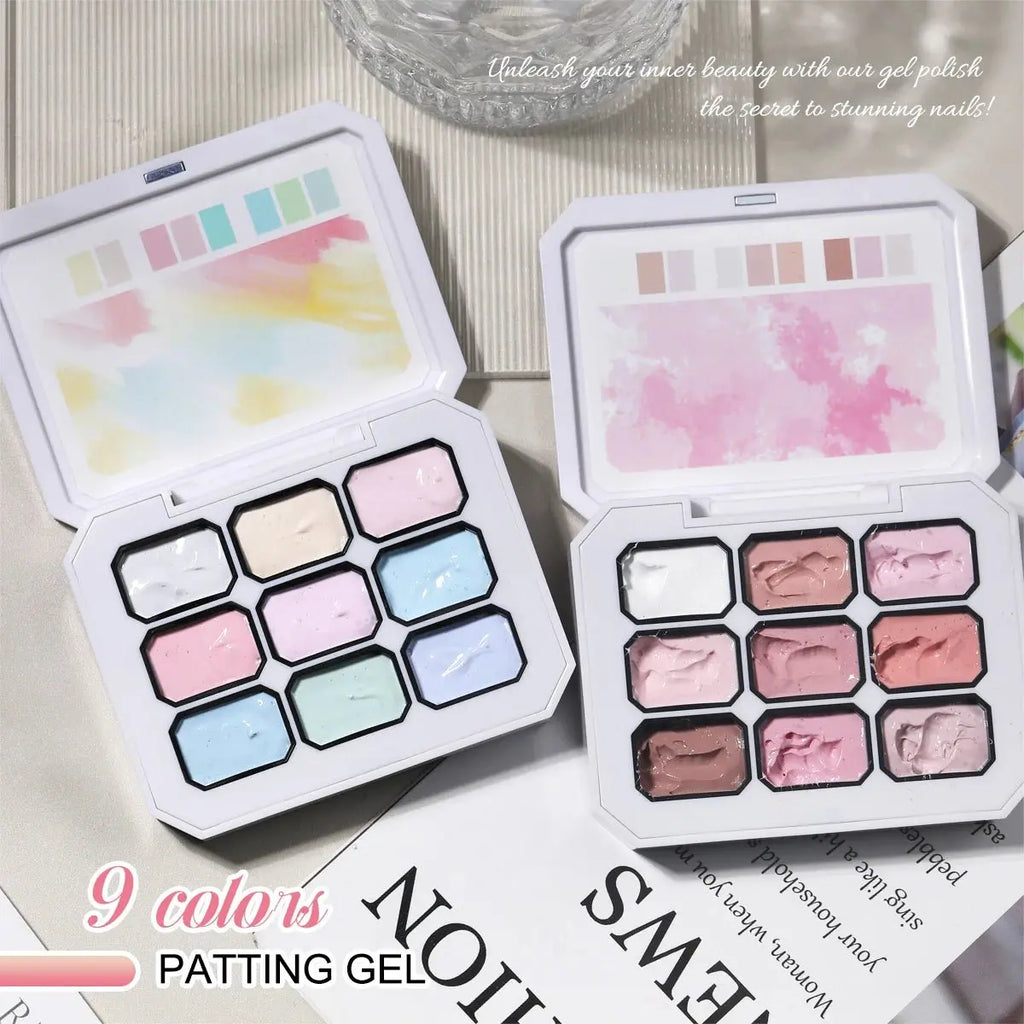9-Color Solid Nail Polish, Pink, Macaron Painting Gel, High Saturation Popular Solid Nail Polish, Used for Nail Art - HONORABLE VETERANS SOLUTIONS