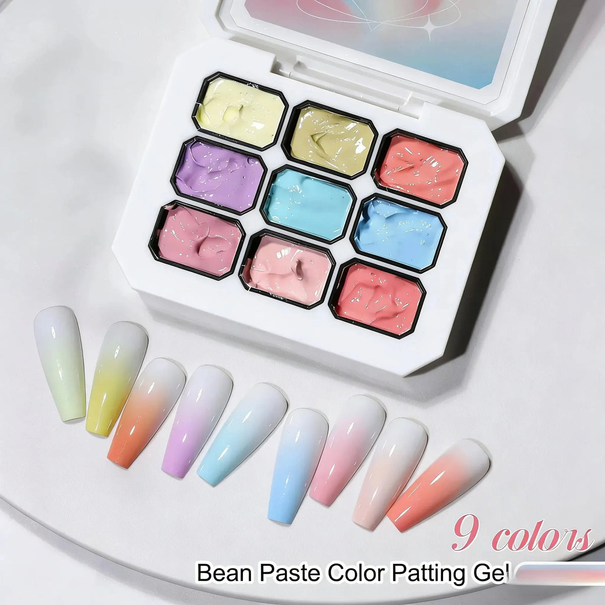 9-Color Solid Nail Polish, Pink, Macaron Painting Gel, High Saturation Popular Solid Nail Polish, Used for Nail Art - HONORABLE VETERANS SOLUTIONS