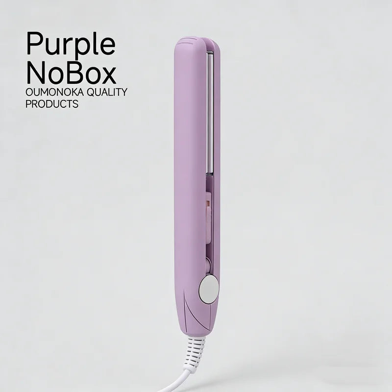 3-in-1 Hair Straightener for Hair Mini Flat Iron Styling Tools & Appliances Brush Beard Salon Hair Curler Professional Hot Comb