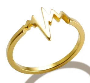 Stainless Steel Ring for Women Inlaid Zircon Rings Waterproof Romantic Fashion Jewelry