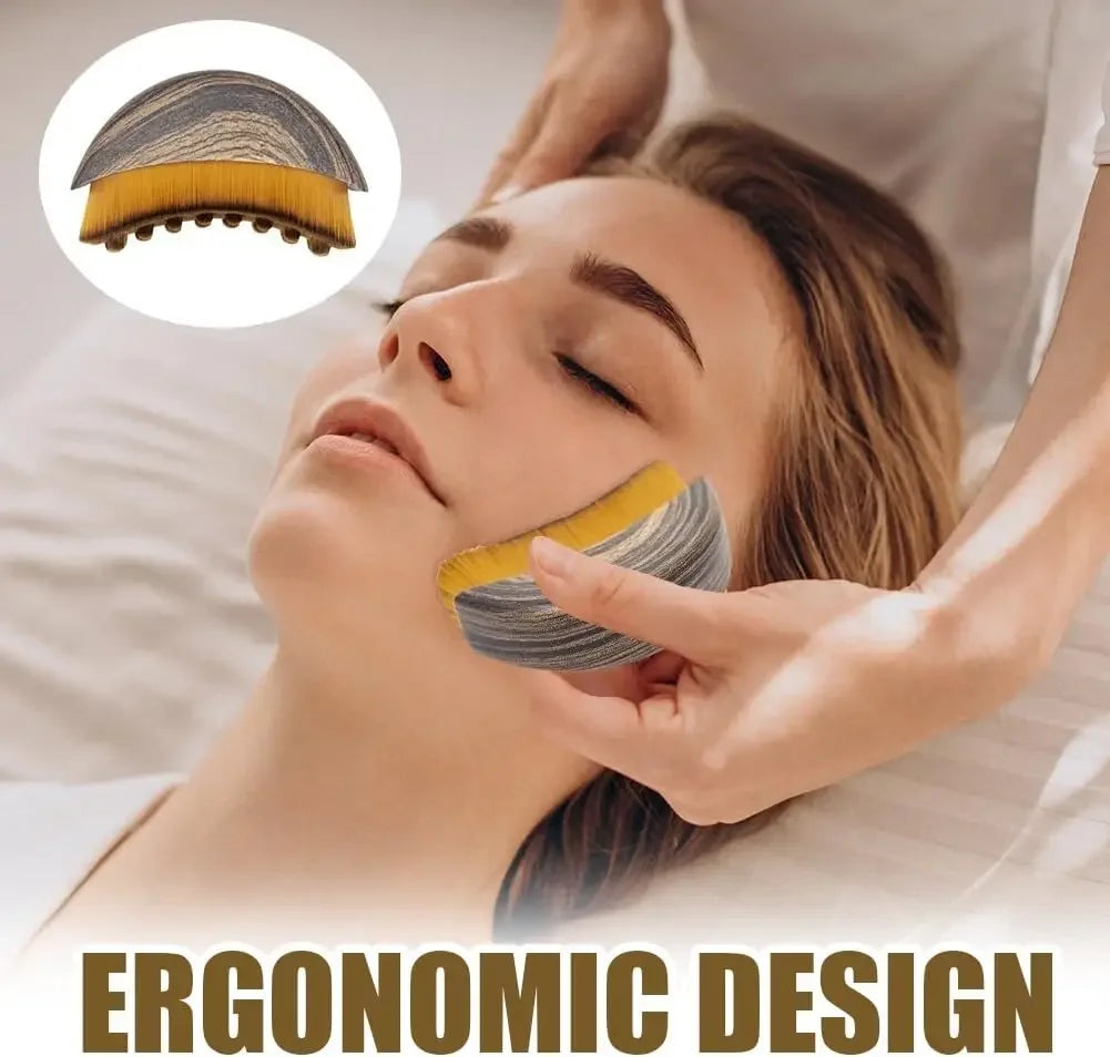 Lymphatic Face Sculpting Brush – Jawline & Chin Massager