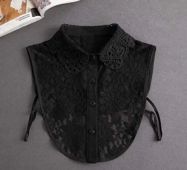 Detachable Lace False Collar for Women – Vintage Style