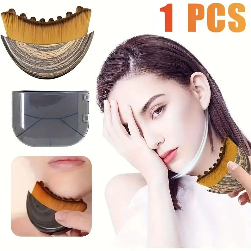 Lymphatic Face Sculpting Brush – Jawline & Chin Massager