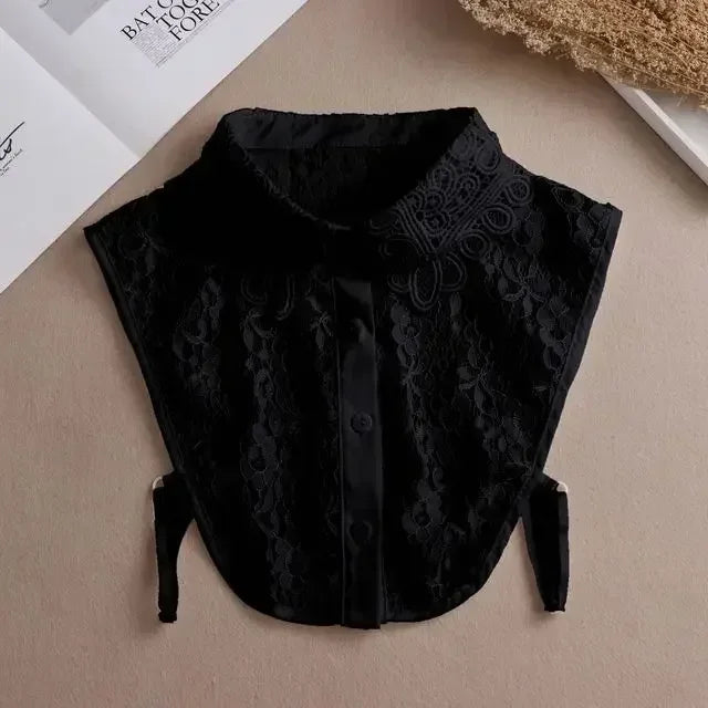 Detachable Lace False Collar for Women – Vintage Style