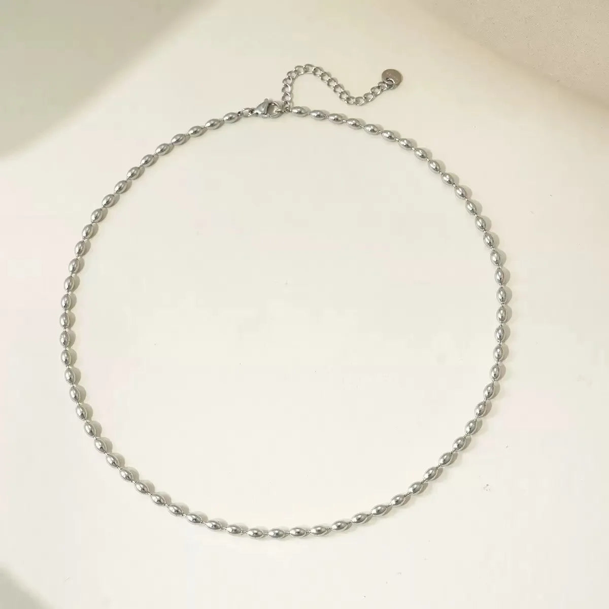Stainless Steel Heart-shaped Pendant Necklace Metal Waterproof Jewelry For Women