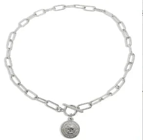 Square Pendants Delicate Stainless Steel Chain Pendant Necklace For Women Necklace