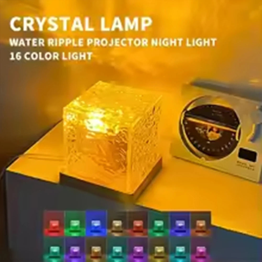 RGB Ocean Wave Night Light Projector – 16 Colors