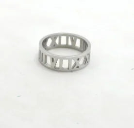 Stainless Steel Ring for Women Inlaid Zircon Rings Waterproof Romantic Fashion Jewelry
