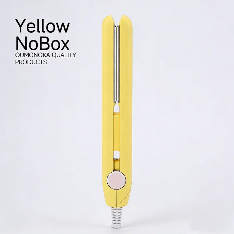 3-in-1 Hair Straightener for Hair Mini Flat Iron Styling Tools & Appliances Brush Beard Salon Hair Curler Professional Hot Comb