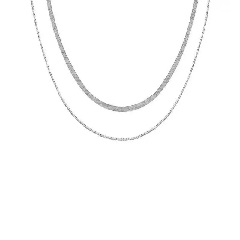 Stainless Steel Heart-shaped Pendant Necklace Metal Waterproof Jewelry For Women