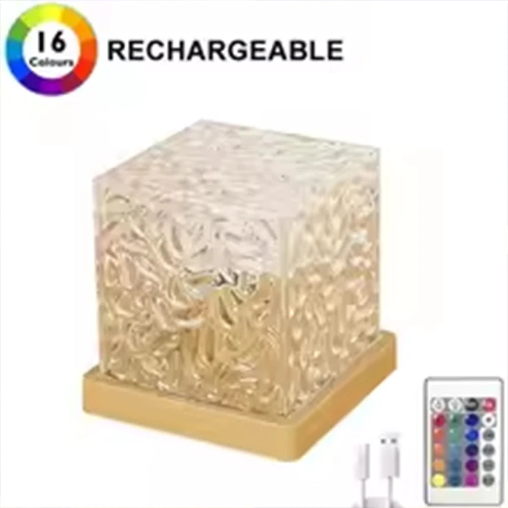 RGB Ocean Wave Night Light Projector – 16 Colors
