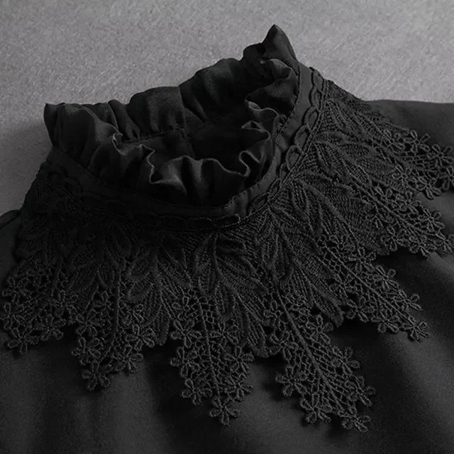 Detachable Lace False Collar for Women – Vintage Style