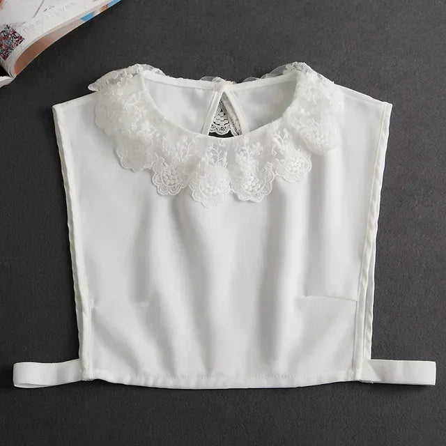 Detachable Lace False Collar for Women – Vintage Style