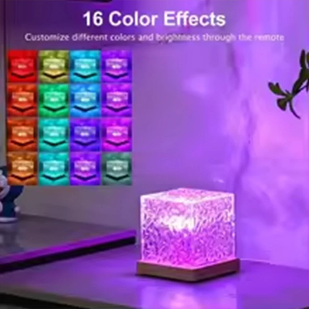 RGB Ocean Wave Night Light Projector – 16 Colors