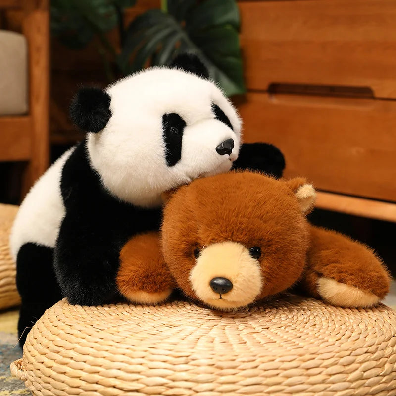 Soft Animal Plush Floor Cushion – Panda, Fox & Bear