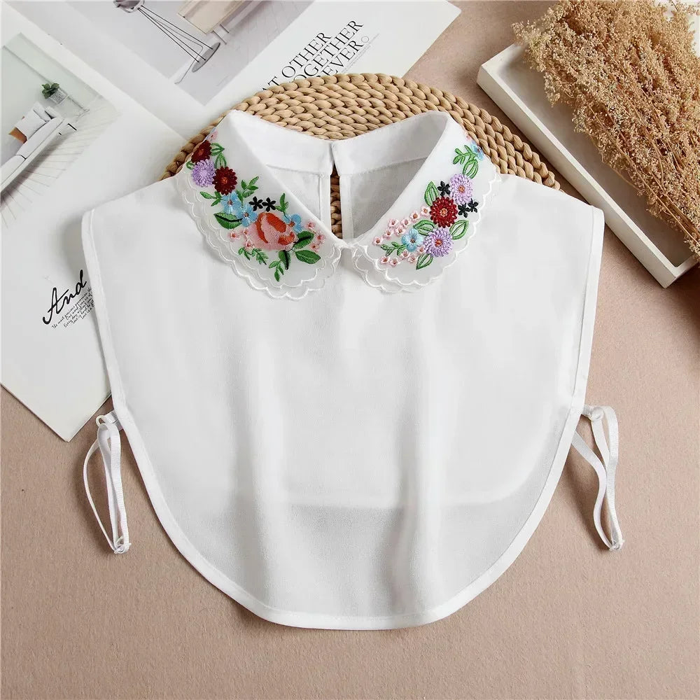 Detachable Lace False Collar for Women – Vintage Style