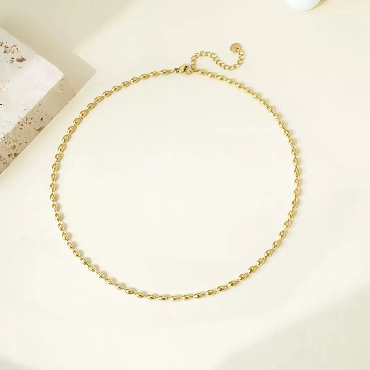 Stainless Steel Heart-shaped Pendant Necklace Metal Waterproof Jewelry For Women