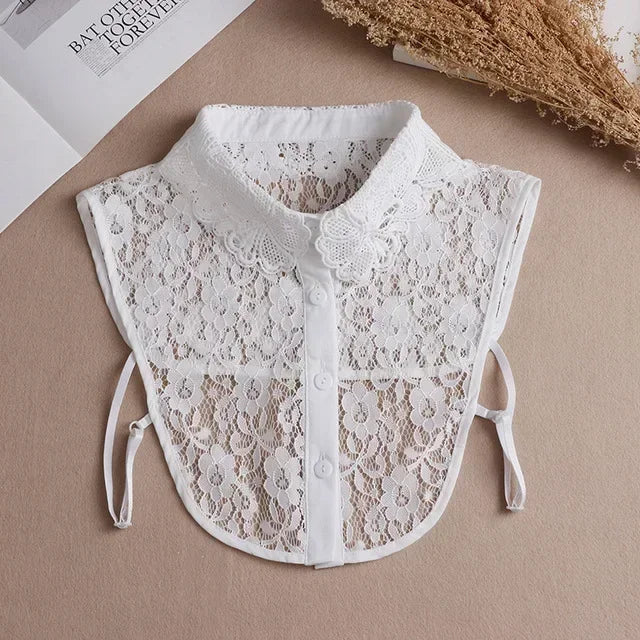 Detachable Lace False Collar for Women – Vintage Style