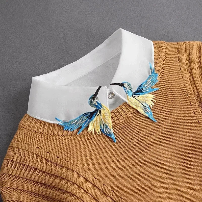 Detachable Lace False Collar for Women – Vintage Style