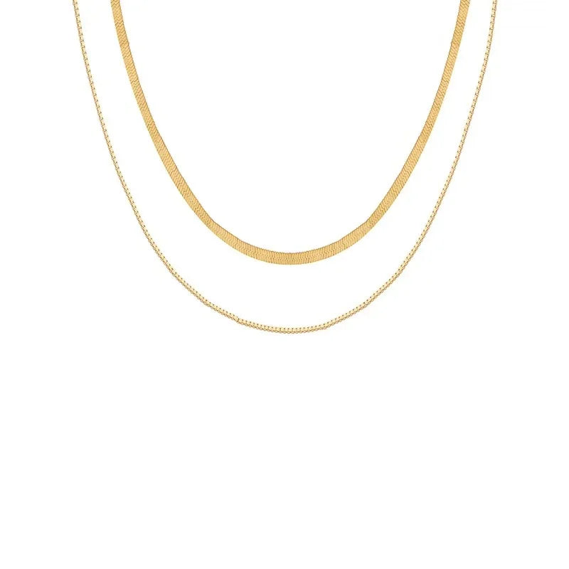 Stainless Steel Heart-shaped Pendant Necklace Metal Waterproof Jewelry For Women