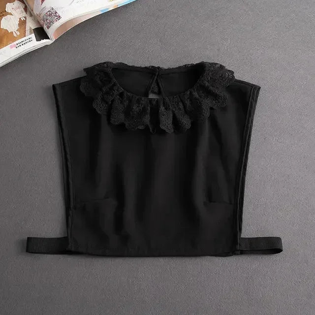 Detachable Lace False Collar for Women – Vintage Style
