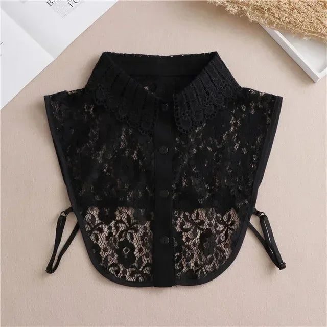 Detachable Lace False Collar for Women – Vintage Style