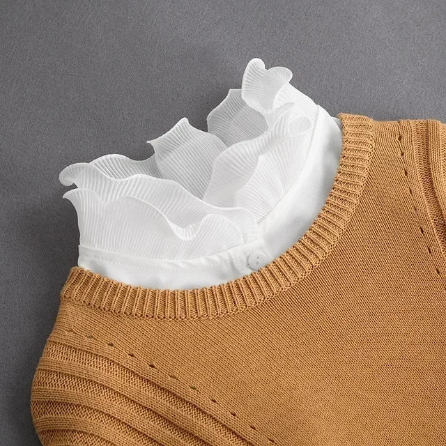 Detachable Lace False Collar for Women – Vintage Style
