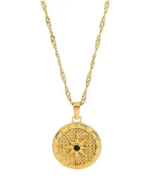 Square Pendants Delicate Stainless Steel Chain Pendant Necklace For Women Necklace