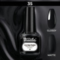 Classic black and white gel nail polish, suitable for fingernails and toenails, UV/LED cured. Creates vibrant nail art - HONORABLE VETERANS SOLUTIONS