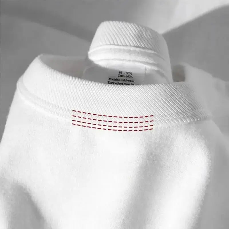 Cotton 600G Heavyweight Pure Cotton Short Sleeved T-shirt for Men and Women Half Sleeved Summer Solid Color Thick Loose T-shirt - HONORABLE VETERANS SOLUTIONS