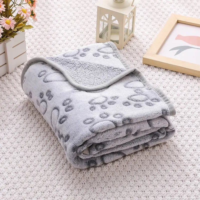 Cross-border pet blanket mat cat and dog flannel blanket autumn and winter warm blanket pet sleeping mat wholesale - HONORABLE VETERANS SOLUTIONS